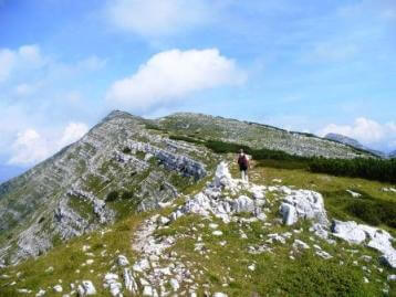 in cima al monte zebio